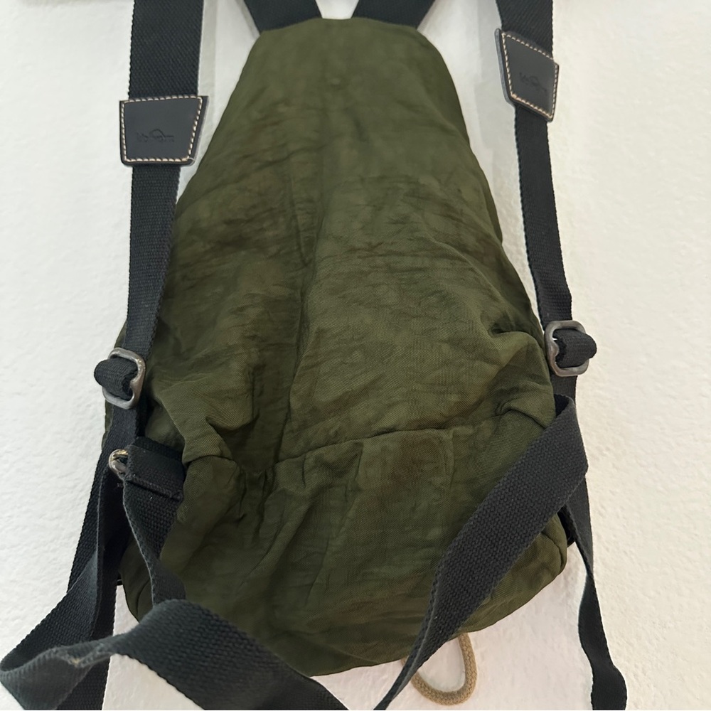 Kipling Army Green Drawstring Backpack - image 4